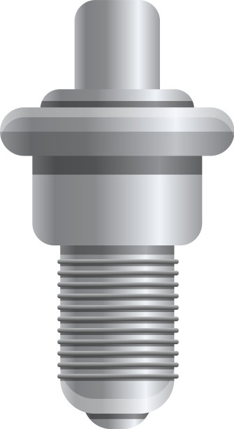 汽车火花塞卡通图标风格图片下载