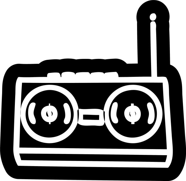 收音机磁带播放器图标图片下载