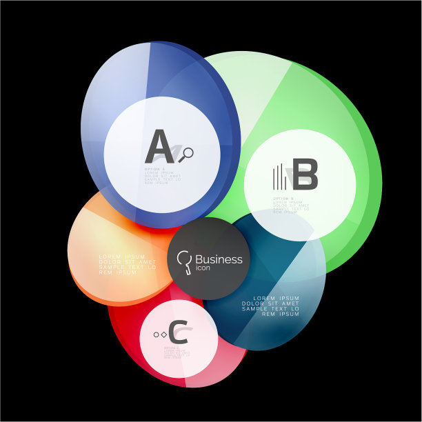 几何抽象信息图形横幅模板图片下载