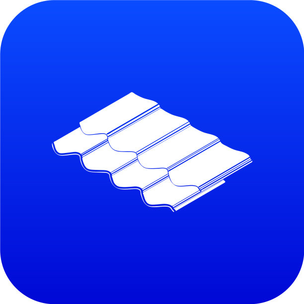 金属瓷砖图标蓝色图片下载