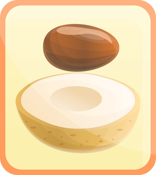 龙眼标志卡通风格图片下载