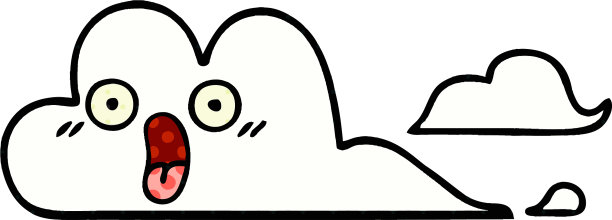 漫画风格的卡通白云图片下载