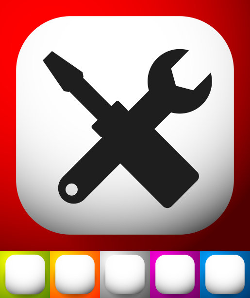 十字螺丝刀扳手图标维修保养图片下载