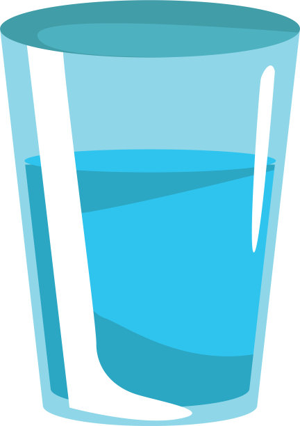 水的玻璃杯子图片下载