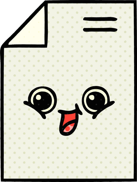 漫画书风格的卡通纸图片下载