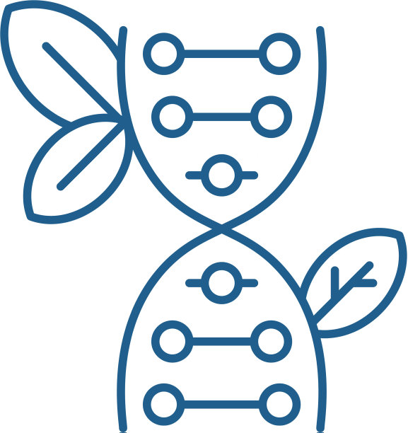 生物学线性图标概念生物学扁平风格图片下载