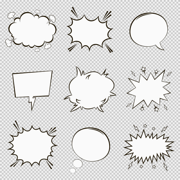 喜剧演讲气泡集图片下载