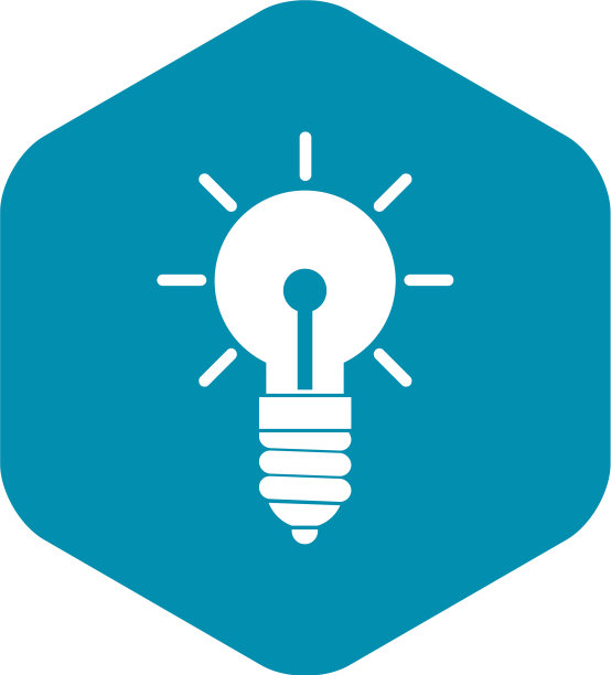 灯泡的想法图标简单的风格图片下载