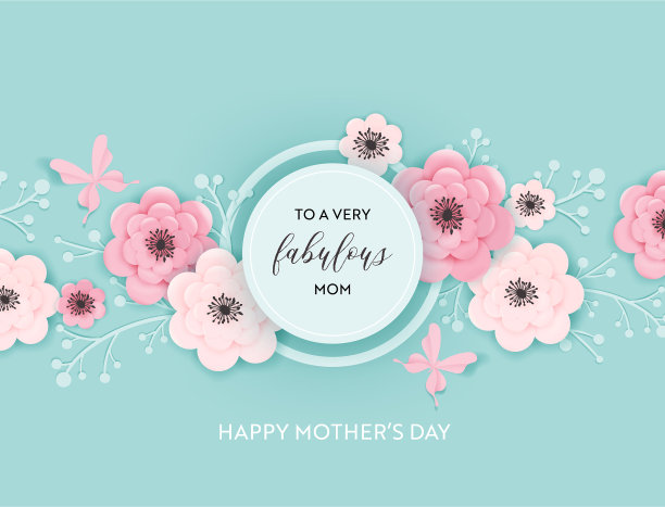 母亲节节日横幅母亲节贺卡快乐图片下载