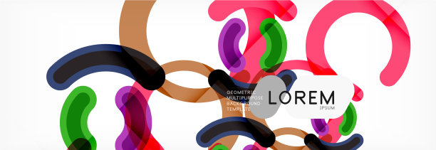 圆形线条设计背景图片下载