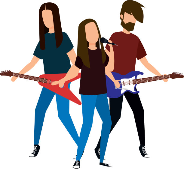 音乐乐队化身角色图片下载