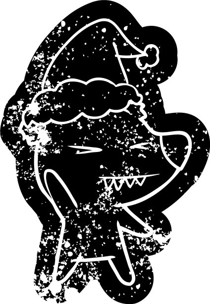 愤怒的北极熊卡通苦恼的图标图片下载