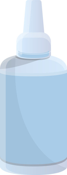 卡通风格的隐形眼镜滴眼器图标图片下载