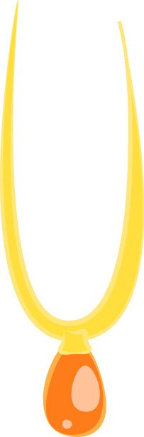 琥珀色的项链图片下载