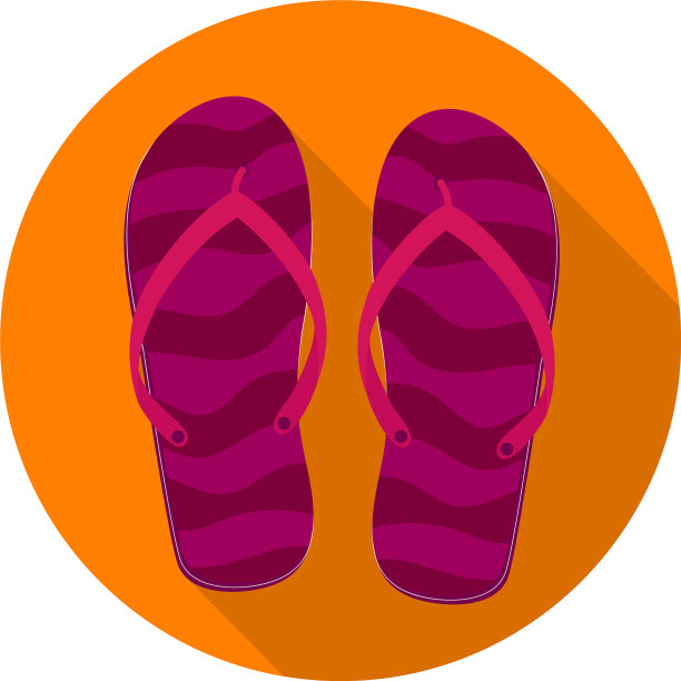 沙滩拖鞋，人字拖，平底凉鞋图片下载