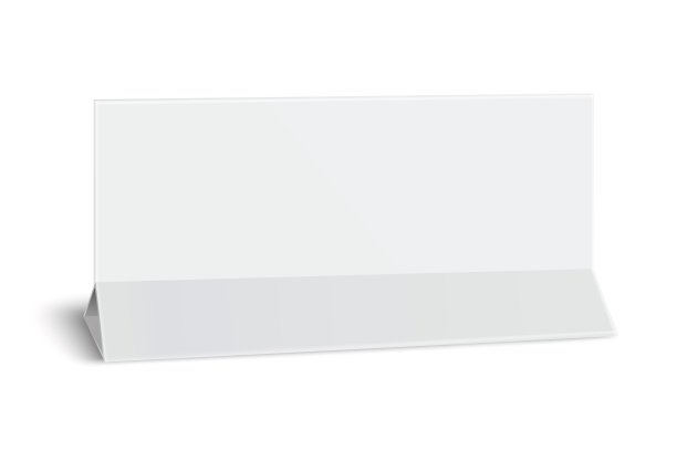 长方形水平空白纸桌卡图片下载