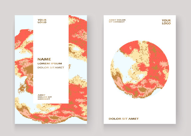 珊瑚金大理石豪华质感涂料图片下载