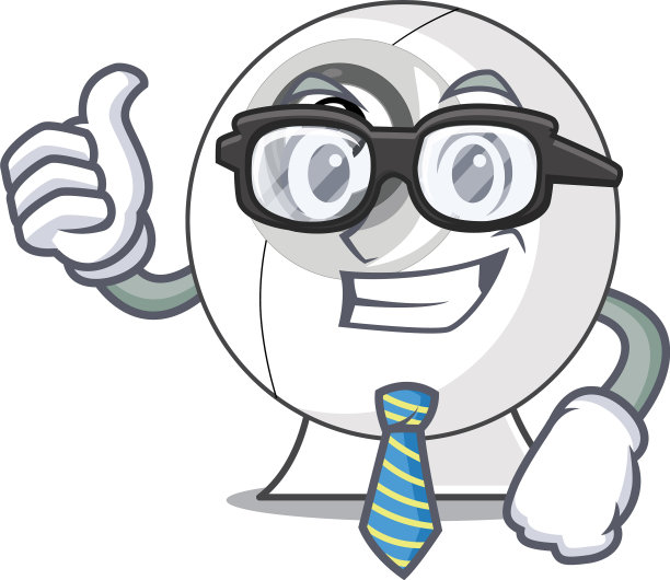 商人网络摄像头上的电脑桌字符图片下载