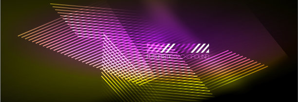 摘要霓虹灯发光光背景暗图片下载