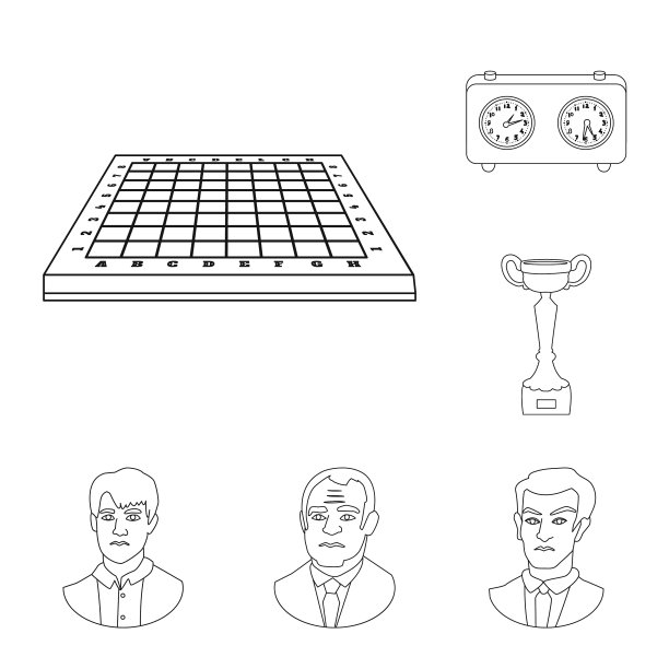 孤立对象片与策略符号集的图片下载