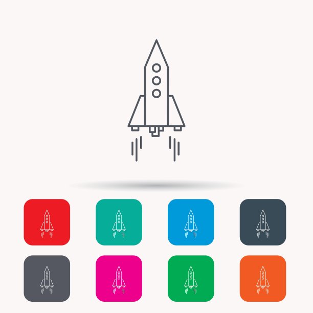 火箭图标创业公司标志图片下载