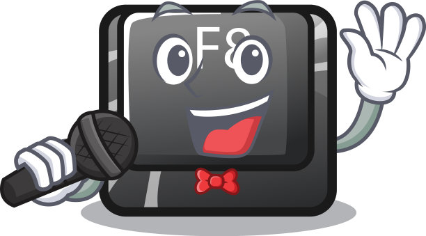 电脑上安装f8唱歌按钮吉祥物图片下载