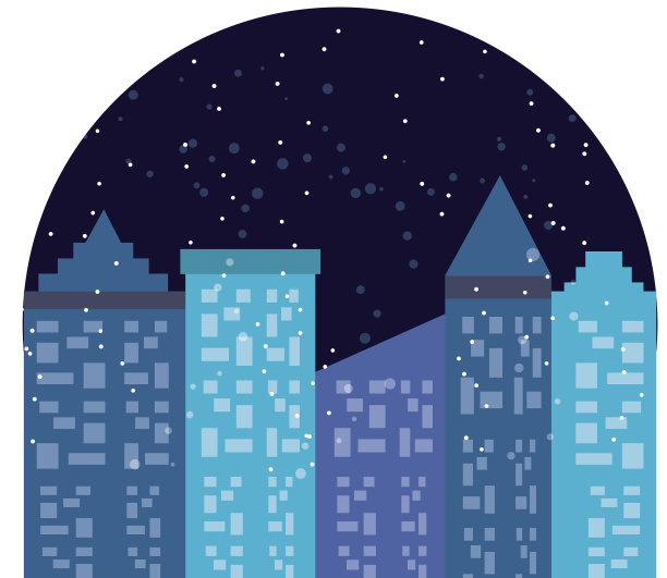 城市景观建筑场景图标图片下载