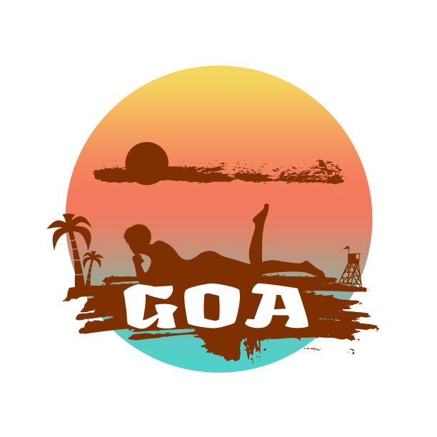 年轻女子在海滩上晒日光浴图片下载