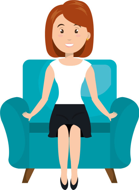 坐在沙发上的阿凡达女人图片下载