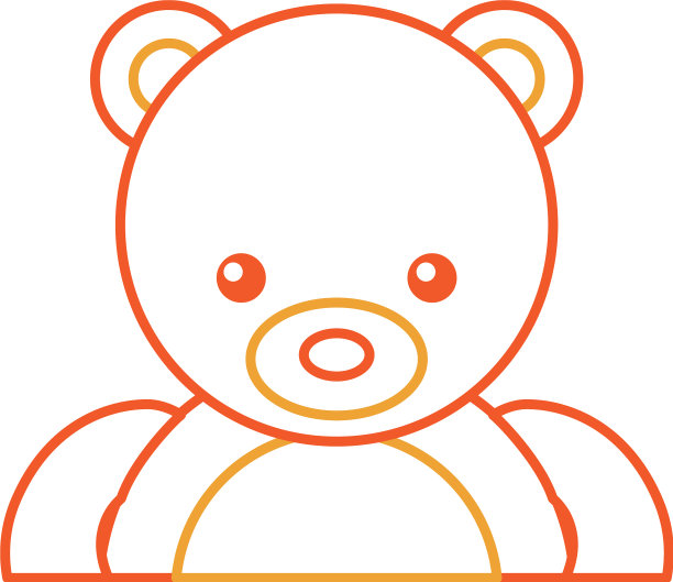 可爱的熊泰迪图标图片下载