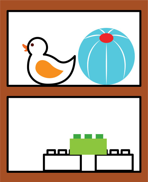 装玩具的木制抽屉图片下载