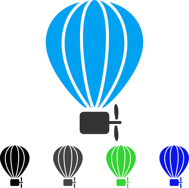 气球扁平图标图片下载