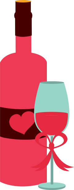 喜欢瓶子和杯子的设计图片下载