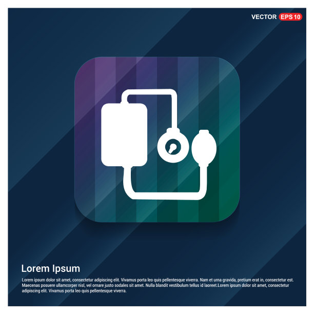 轮廓医疗机械眼压计图标图片下载