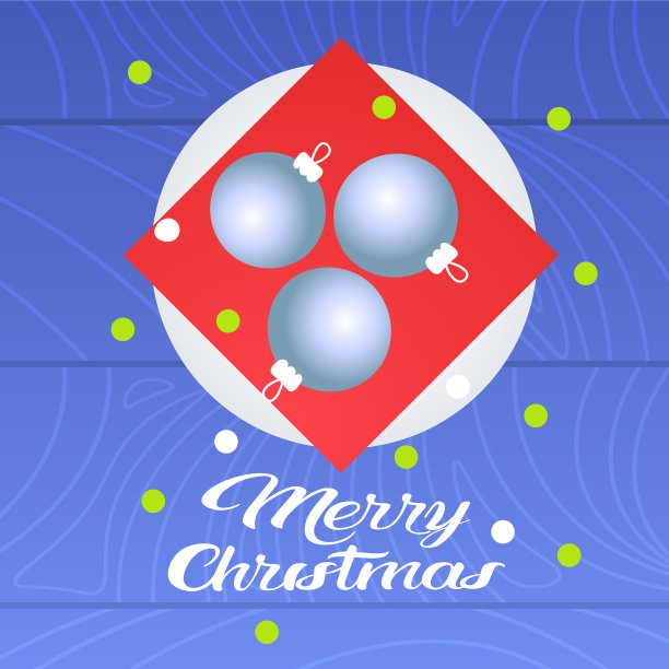 圣诞快乐，餐桌摆盘圣诞图片下载