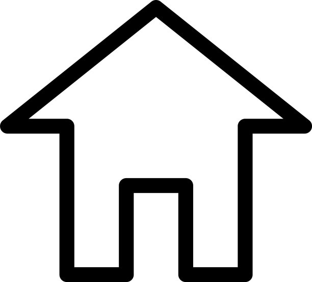 房屋标志符号轮廓现代设计图片下载