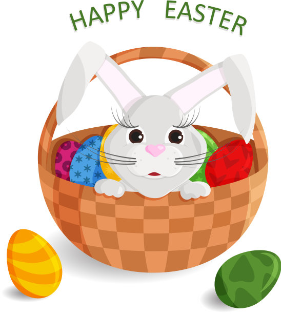 可爱的复活节贺卡图片下载