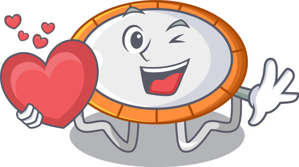 用心脏做蹦床的图标图片下载