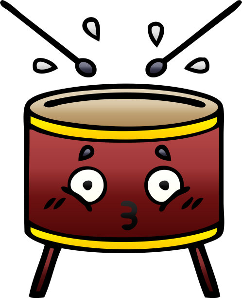 渐变渐变卡通滚筒图片下载