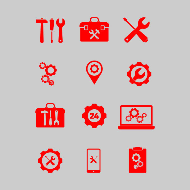 图标在网站上进行服务工作图片下载