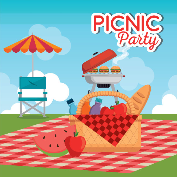 野餐庆祝会现场图片下载