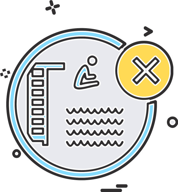 游泳图标设计图片下载