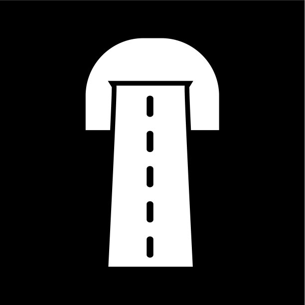 公路隧道图标图片下载