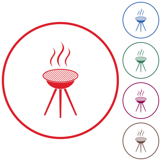 烧烤图标图片下载