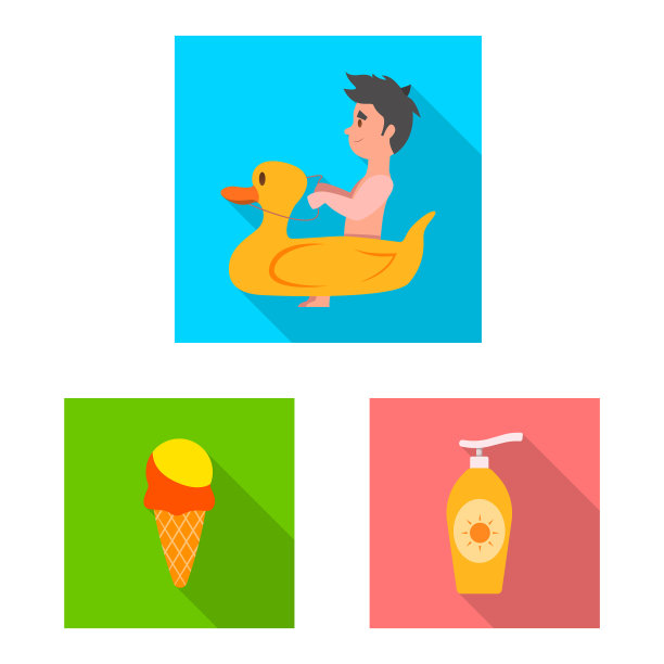 游泳池和游泳标志图片下载