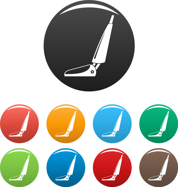 酒店吸尘器图标设置颜色图片下载