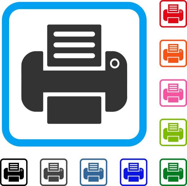 打印框架图标图片下载