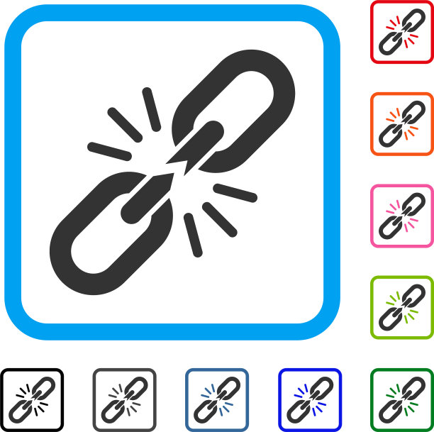 断开链框图标图片下载