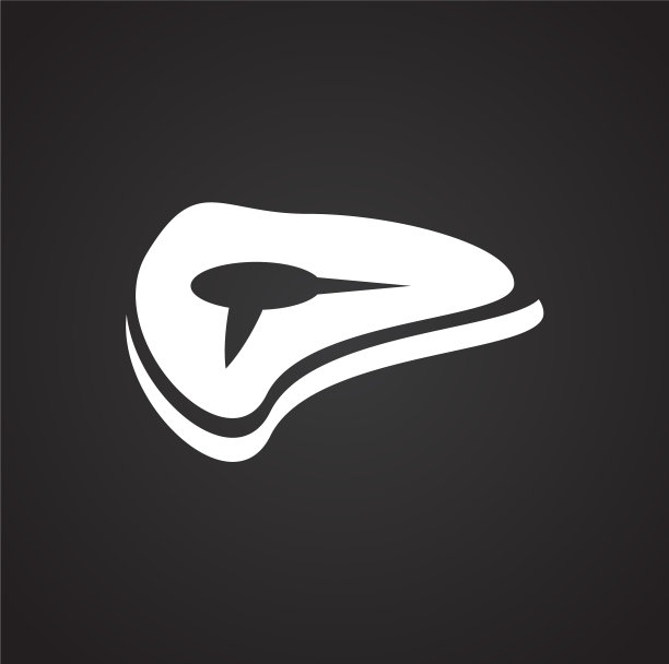 肉类图标设置在颜色方块背景为图片下载