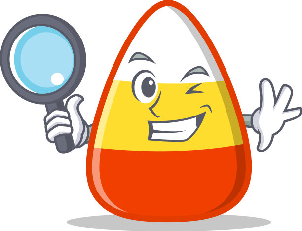 侦探糖果玉米卡通人物图片下载